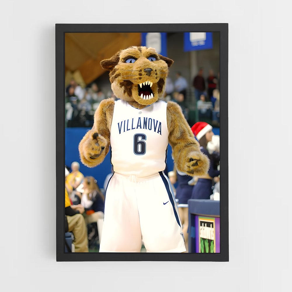 Poster Villanova wildcats – affiche Basketball (vue 2)